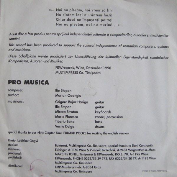 Pro Musica - Timișoara (7 Inch), (Disc Vinil) [2]
