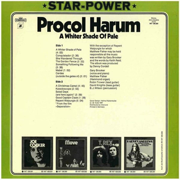 Procol Harum – A Whiter Shade Of Pale (Disc Vinil) [2]