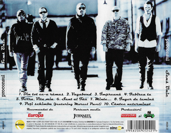 Proconsul – Sens Unic , (CD) [2]