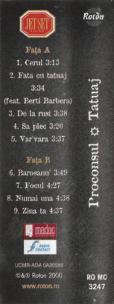 Proconsul - Tatuaj (Caseta Audio) [2]
