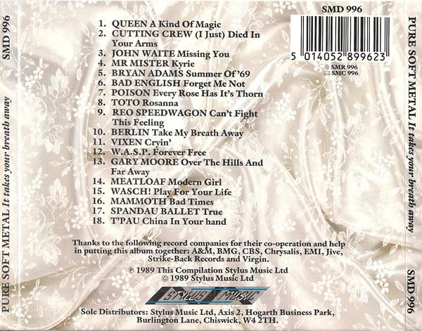 Pure Soft Metal: It Takes Your Breath Away (CD) [2]