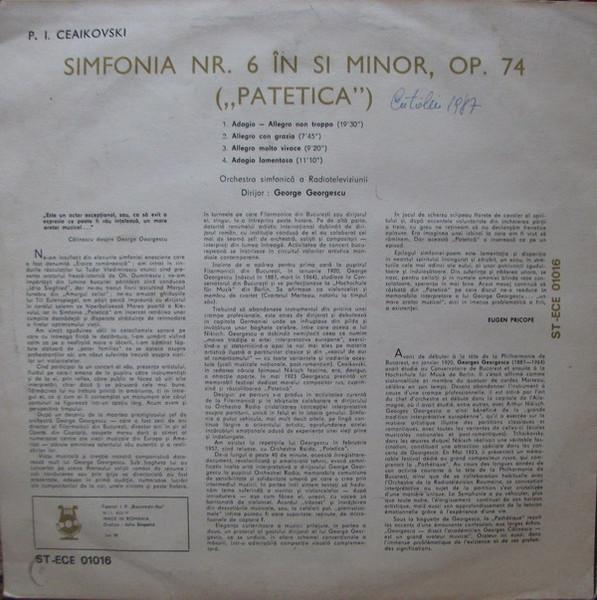 Pyotr Ilyich Tchaikovsky - Simfonia Nr. 6 În Si Minor, Op. 74 ("Patetica") (Disc Vinil) [2]