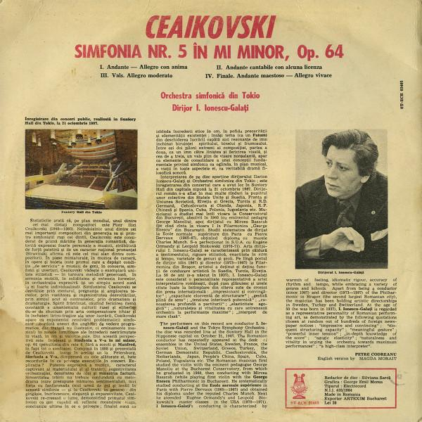Pyotr Ilyich Tchaikovsky - Symphony No.5 In E Minor, Op. 64 = Simfonia Nr. 5 În Mi Minor, Op. 64 [2]