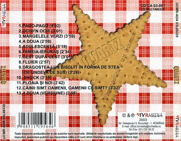 Quartz - Dragostea-i Un Biscuit , (CD) [2]