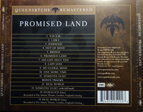 Queensrÿche – Promised Land (CD) [2]