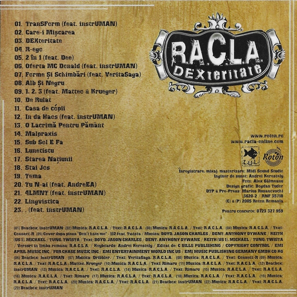 R.A.C.L.A. - Dexteritate (CD Audio) [2]