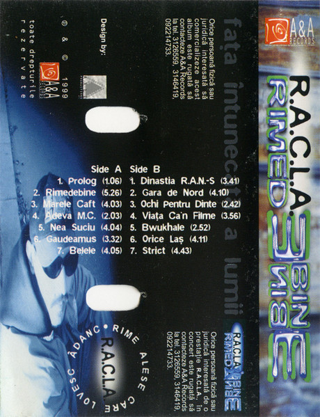 R.A.C.L.A. - Rimedebine (Caseta Audio) [2]