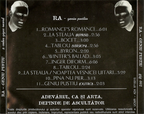 RA (13) – Geniu Pustiu (CD) [2]