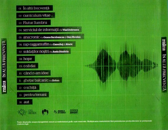 raku - În Altă Frecvență (CD) Varianta Originala [2]