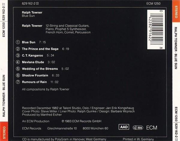 Ralph Towner - Blue Sun, (CD) [2]