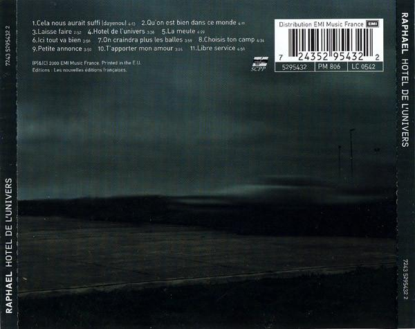 Raphaël  - Hotel De L'Univers (CD) [2]