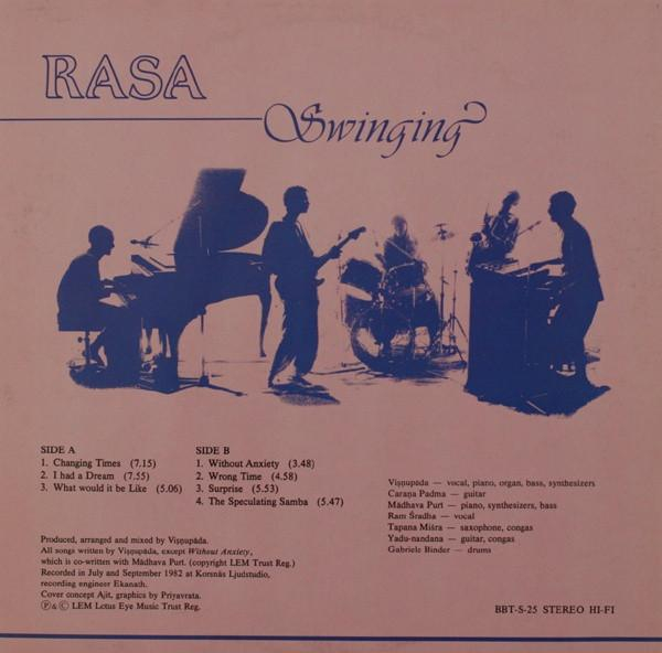 Rasa - Swinging, (Disc Vinil) [2]