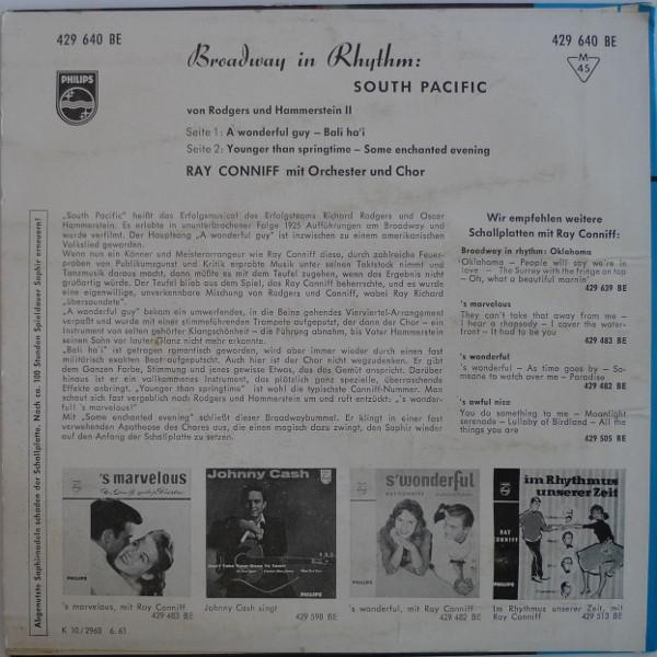Ray Conniff - Broadway In Rhythm (Ray Conniff Spielt Aus Dem Musical „South Pacific") (7 Inch) [2]
