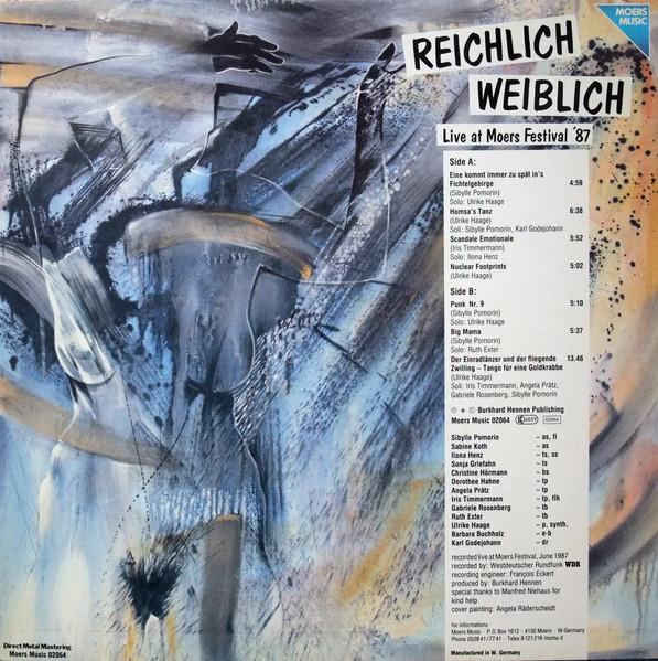 Reichlich Weiblich - Live At Moers Festival '87 (Disc Vinil) [2]