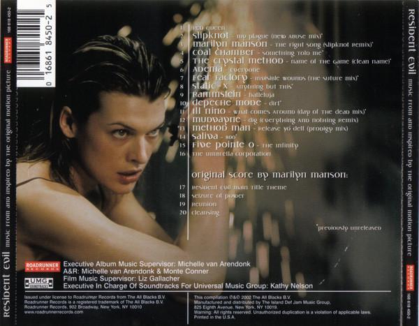 Resident Evil - Music From And Inspired By The Original Motion Picture [2]