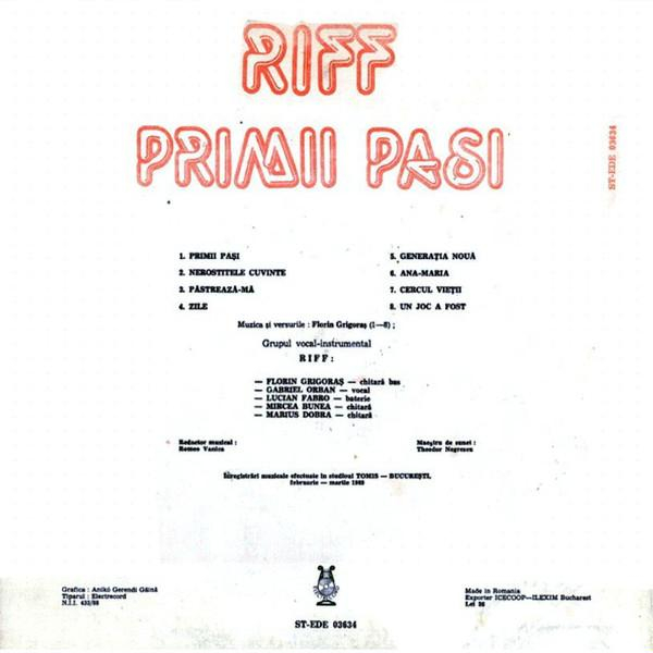 Riff - Primii Pași, (Disc Vinil) [2]