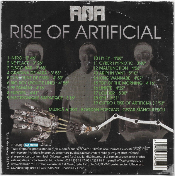 Rise Of Artificial - Rise Of Artificial (CD Audio) [2]