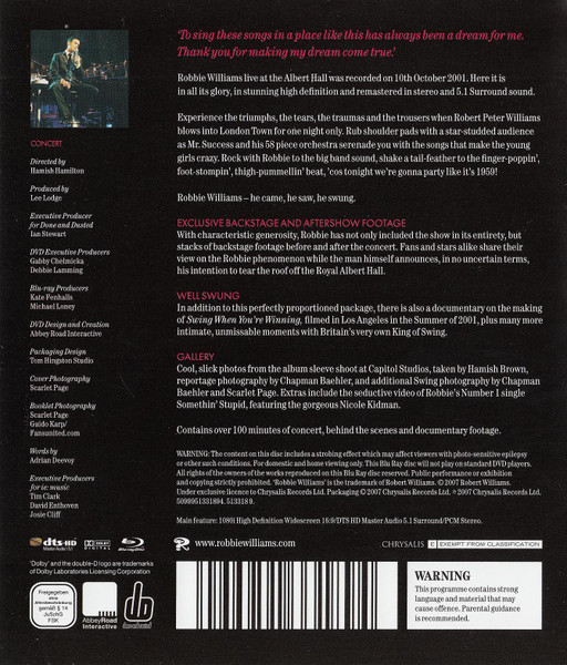 Robbie Williams – Live At The Albert [2]