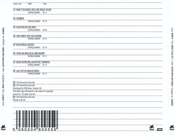 Robyn - Body Talk Pt. 1 [2]