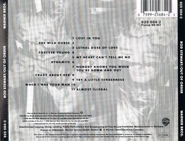 Rod Stewart - Out Of Order, (CD) [2]