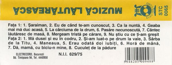 Romica Puceanu - Șaraiman - Muzică Lăutărească, (Casetă Audio) [2]