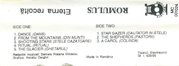 Romulus Cruceanu - Eterna Recoltă, (Casetă Audio) [2]