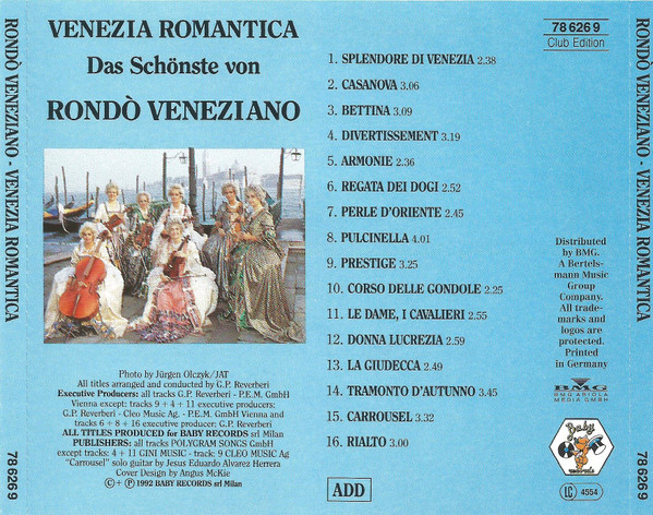 Rondò Veneziano - Venezia Romantica (Das Schönste Von Rondò Veneziano) (CD) [2]