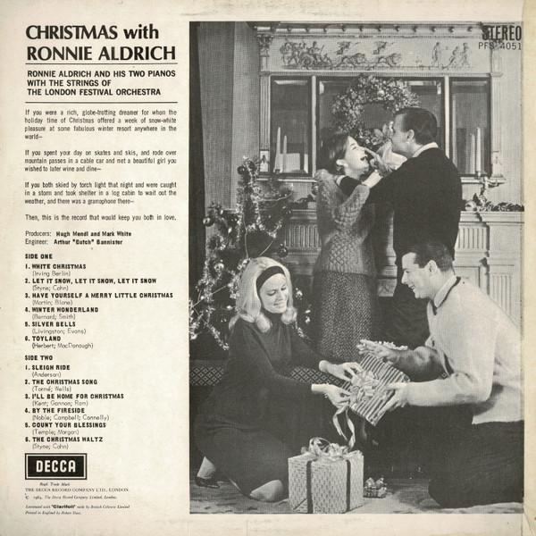 Ronnie Aldrich And His Two Pianos - Christmas With Ronnie Aldrich, (Disc Vinil) [2]