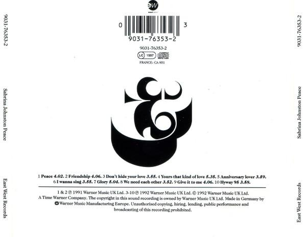 Sabrina Johnston - Peace , (CD) [2]