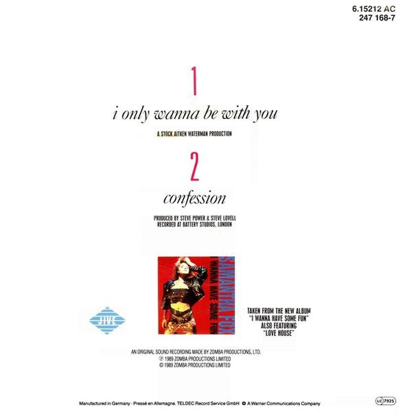 Samantha Fox - I Only Wanna Be With You (Disc Vinil) [2]
