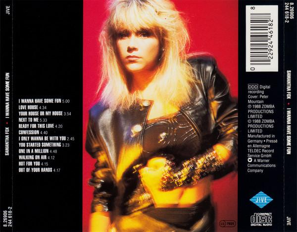 Samantha Fox - I Wanna Have Some Fun (CD) [2]