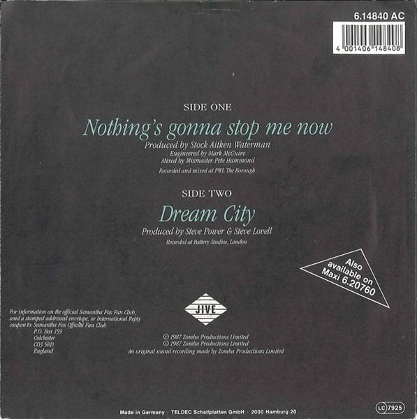Samantha Fox - Nothing's Gonna Stop Me Now (Disc Vinil) [2]