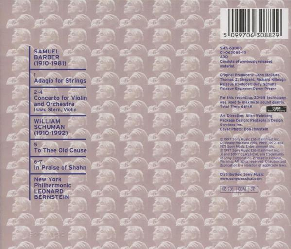 Samuel Barber - Adagio For Strings - Violin Concerto / In Praise Of Shahn - To Thee Old Cause [2]