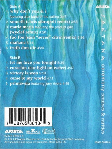 Santana - Ceremony (Remixes & Rarities), (Casetă Audio) [2]