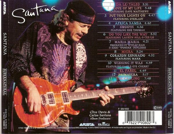 Santana - Supernatural, (CD) [2]