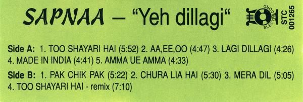 Sapnaa - Yeh Dillagi , (Casetă Audio) [2]