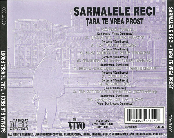 Sarmalele Reci - Țara Te Vrea Prost , (CD) [2]