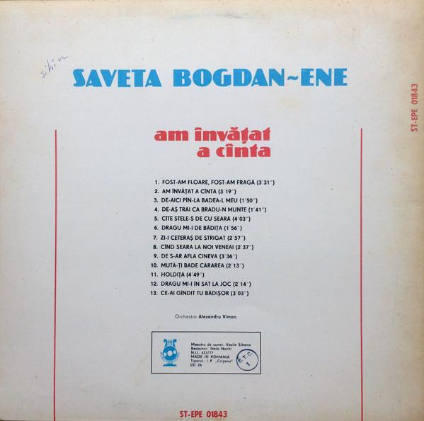 Saveta Bogdan - Am Învățat A Cînta [2]