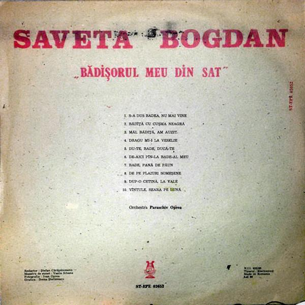 Saveta Bogdan - Bădișorul Meu Din Sat [2]