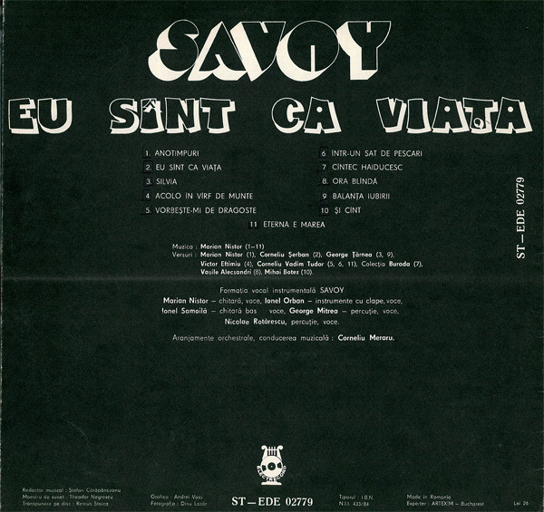 Savoy - Eu Sînt Ca Viața [2]