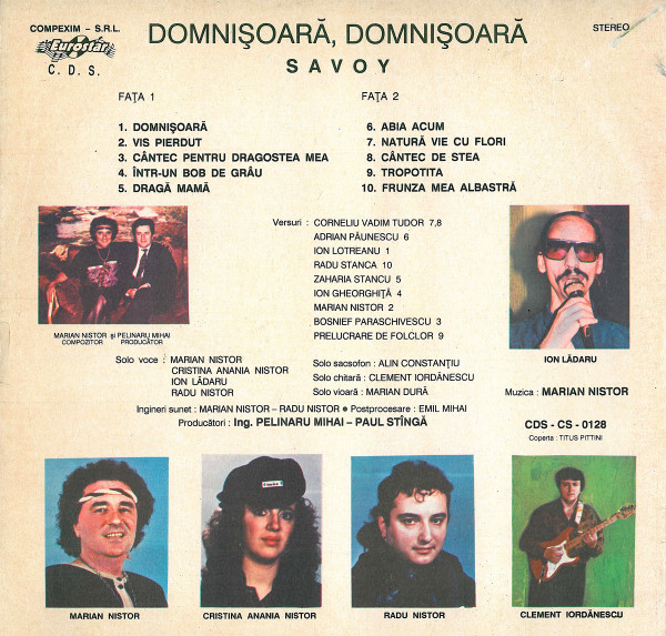 Savoy – Domnișoară, Domnișoară (DISC VINIL) [2]