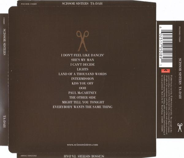 Scissor Sisters - Ta-Dah (CD) [2]