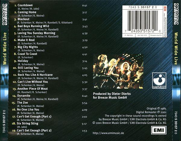 Scorpions - World Wide Live (CD) [2]