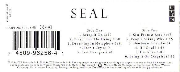 Seal - Seal (Caseta Audio) [2]