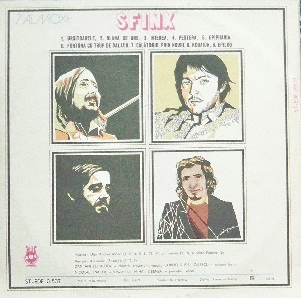 Sfinx - Zalmoxe, (Disc Vinil) [2]