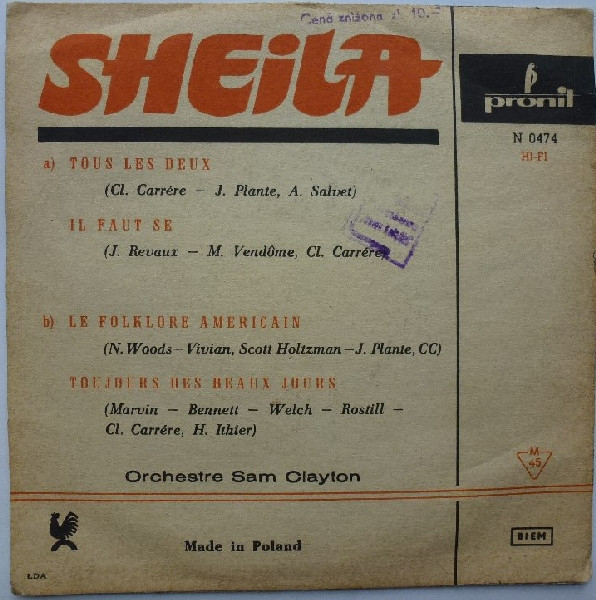 Sheila - Sheila (Disc Vinil 7 Inch) [2]