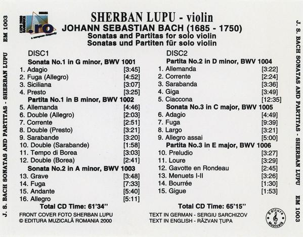 Sherban Lupu - Sonatas And Partitas For Solo Violin = Sonaten Und Partiten Für Solo Violine [2]