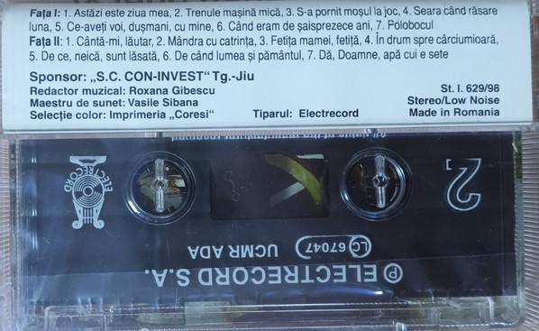 Sica Rusu Durlai - Ce-aveți Voi, Dușmani, Cu Mine (Caseta Audio) [2]