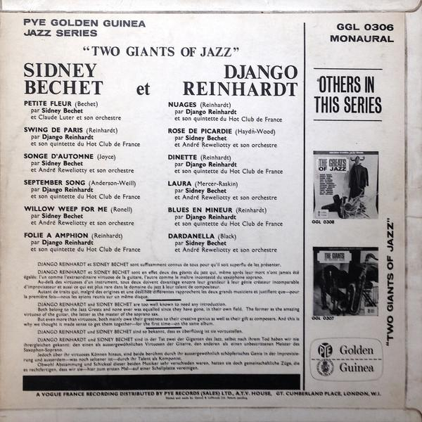 Sidney Bechet - 2 Giants Of Jazz (Disc Vinil) [2]