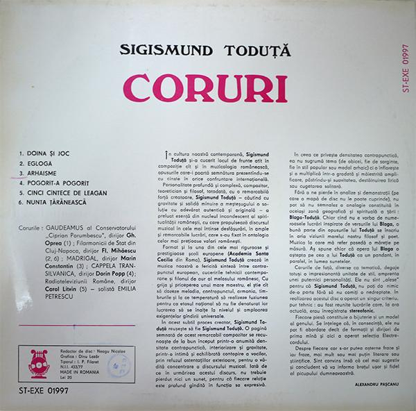 Sigismund Toduță - Coruri [2]